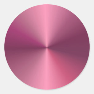 Sticker Rond Modèle blanc couleur rose violet tendance