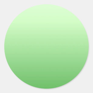 Sticker Rond Modèle blanc couleur verte tendance