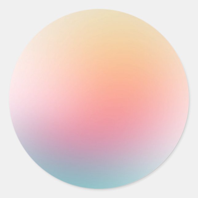 Sticker Rond Modèle blanc personnalisé Rouge rose bleu violet j (Devant)