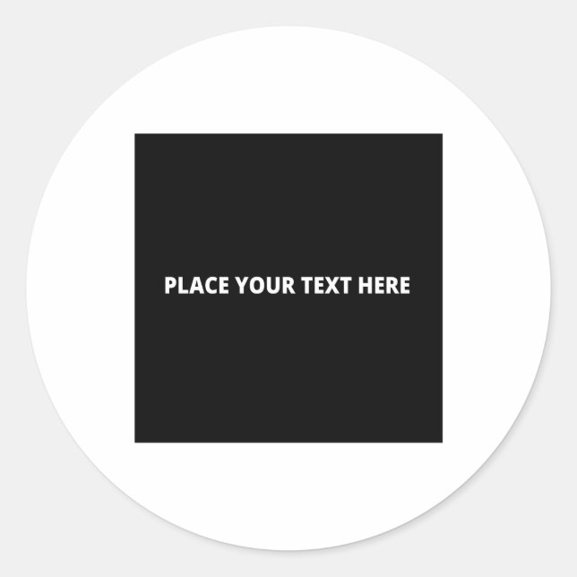Sticker Rond modèle circulaire (Devant)