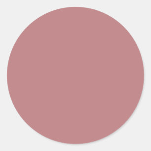 Sticker Rond Modèle couleur Dusty Rose