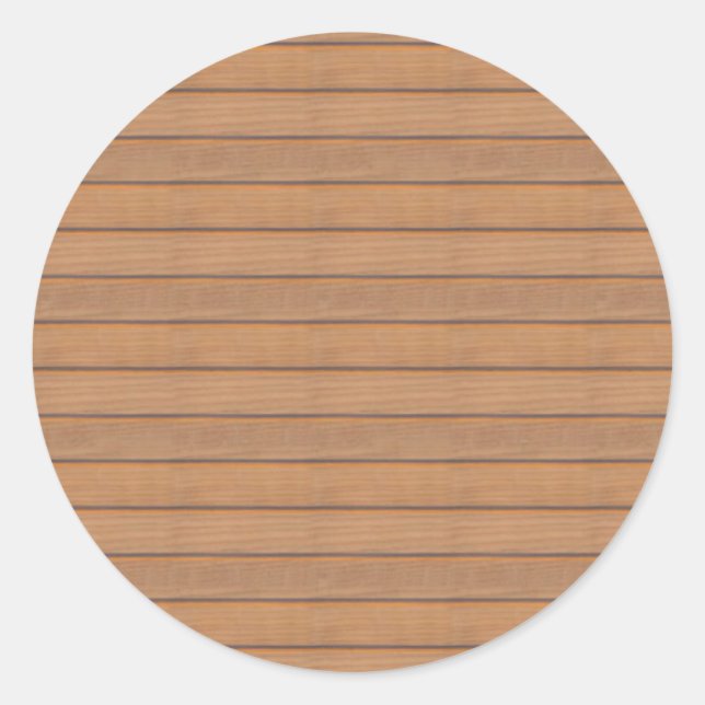 Sticker Rond Modèle en bois vierge Design élégant tendance Natu (Devant)