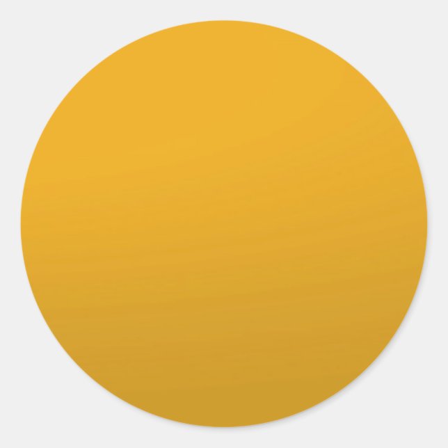 Sticker Rond Modèle Gold Blank : Ajouter du texte, de l'image,  (Devant)