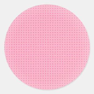 Sticker Rond Modèle rose blush tendance personnalisable vierge