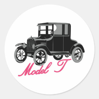 Sticker Rond Modèle T