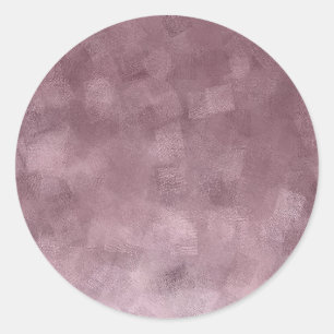 Sticker Rond Modèle vierge élégant or rose Ajoutez votre texte