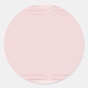 Sticker Rond Modèle vierge Rose Gold Tendance Elégant Moderne