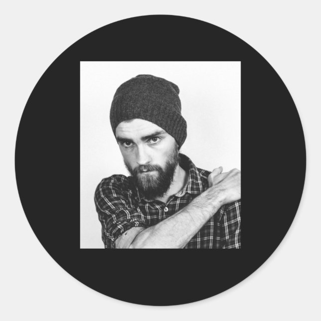 Sticker Rond Modern Photo  (Devant)