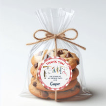 Modern Red Gingham Fishing Birthday