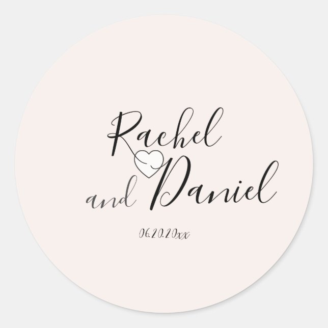 Sticker Rond Moderne (Devant)
