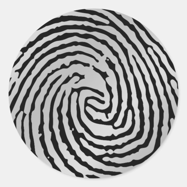 Sticker Rond Moderne Et Contemporain (Devant)