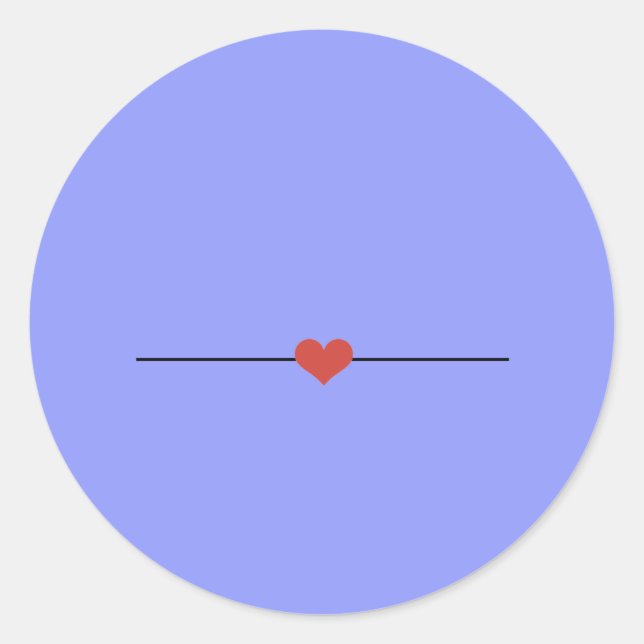 Sticker Rond Moderne, faites votre propre (Devant)