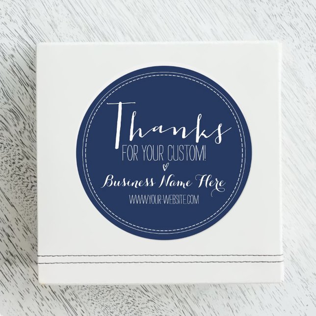 Sticker Rond Moderne "Merci Pour Votre Personnalité !" Business (Créateur téléchargé)