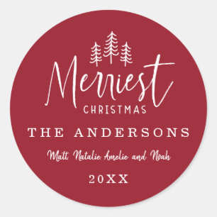 Sticker Rond moderne minimaliste rustique multi photo