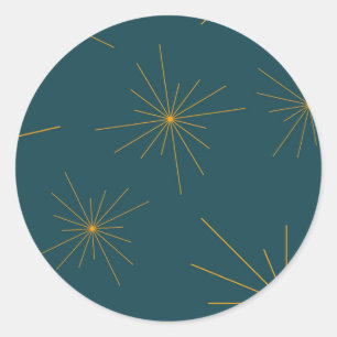 Sticker Rond Moderne, simple, cool, abstraction lumière tendanc