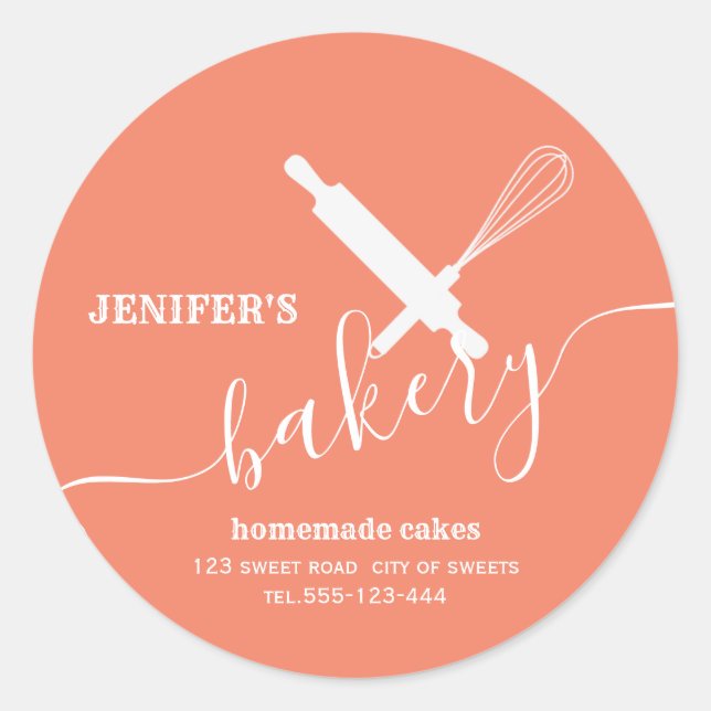 Sticker Rond Moderne simple rouleau professionnel whisky (Devant)