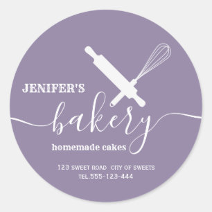 Sticker Rond Moderne simple rouleau professionnel whisky