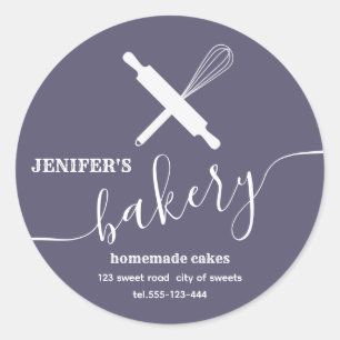 Sticker Rond Moderne simple rouleau professionnel whisky