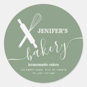 Sticker Rond Moderne simple rouleau professionnel whisky