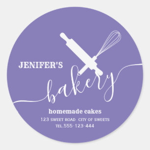 Sticker Rond Moderne simple rouleau professionnel whisky