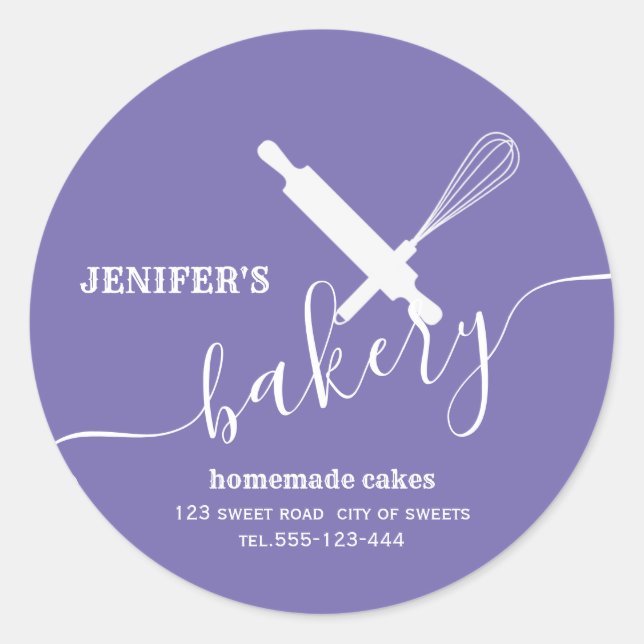 Sticker Rond Moderne simple rouleau professionnel whisky (Devant)