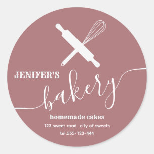 Sticker Rond Moderne simple rouleau professionnel whisky Cla