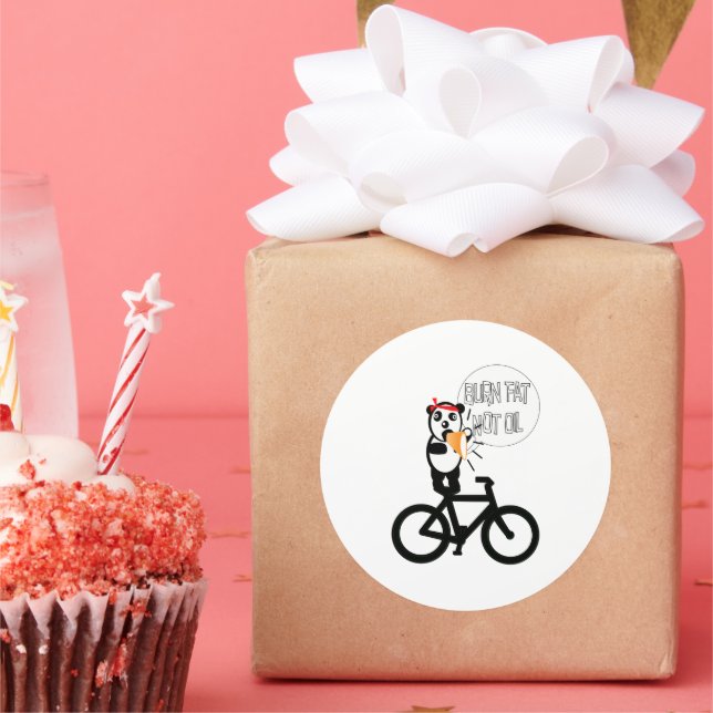 Sticker Rond Modifier l'arrière - plan de couleur (Fête)