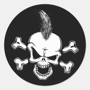 Sticker Rond Moe Hawkins