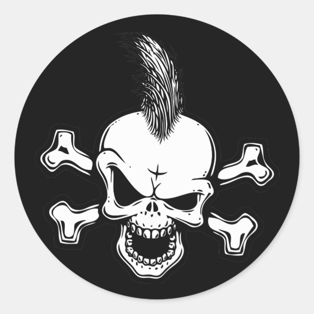 Sticker Rond Moe Hawkins (Devant)