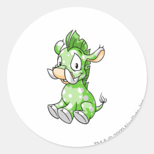 Sticker Rond Moehog a tacheté