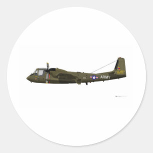 Sticker Rond Mohawk Grumman OV-1
