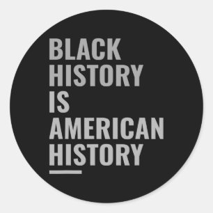 Sticker Rond Mois de l'histoire des Noirs - Célébration afro-am