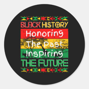 Sticker Rond Mois de l'histoire des Noirs : Hommage au passé, i