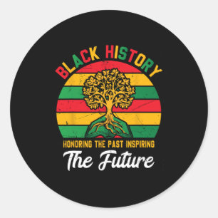 Sticker Rond Mois de l'histoire des Noirs honorant le passé Ins