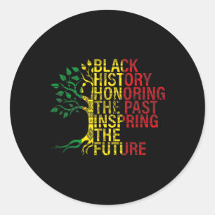 Sticker Rond Mois de l'histoire des Noirs honorant le passé Ins