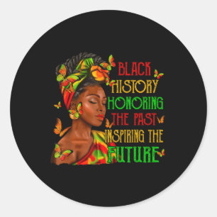 Sticker Rond Mois de l'histoire des Noirs honorer le passé insp