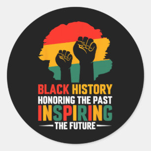 Sticker Rond Mois de l'histoire des Noirs honorer le passé insp