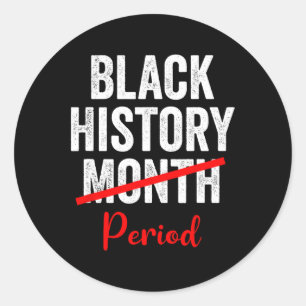 Sticker Rond Mois de l'histoire des Noirs Période 1
