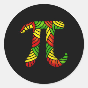 Sticker Rond Mois de l'histoire noire Pi Day Math Lover Enseign