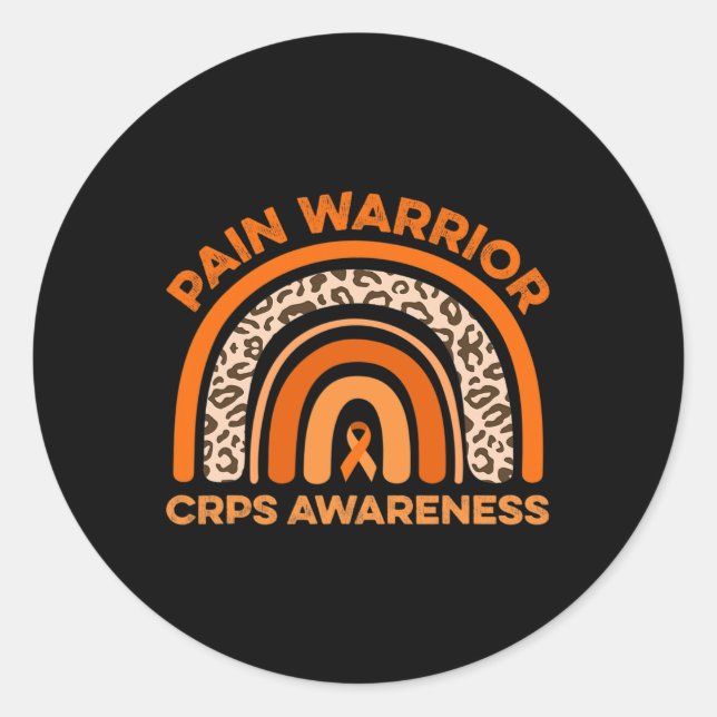 Sticker Rond Mois de sensibilisation à la douleur chronique des (Devant)