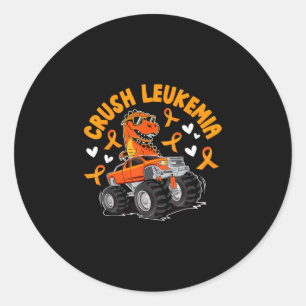 Sticker Rond Mois de sensibilisation à la leucémie écrasante gu