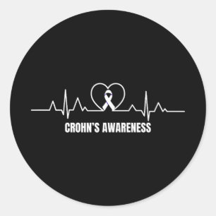 Sticker Rond Mois de sensibilisation à la maladie de Crohn