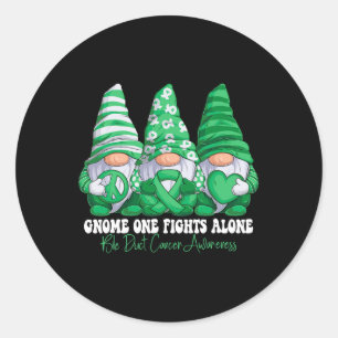 Sticker Rond Mois de sensibilisation au cancer de la bille Puce