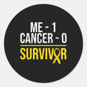 Sticker Rond Mois de sensibilisation au cancer de l'enfant Ruba