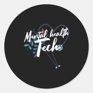 Sticker Rond Mois de sensibilisation au suicide en santé mental