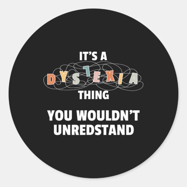 Sticker Rond Mois de sensibilisation Super Rétro (Devant)