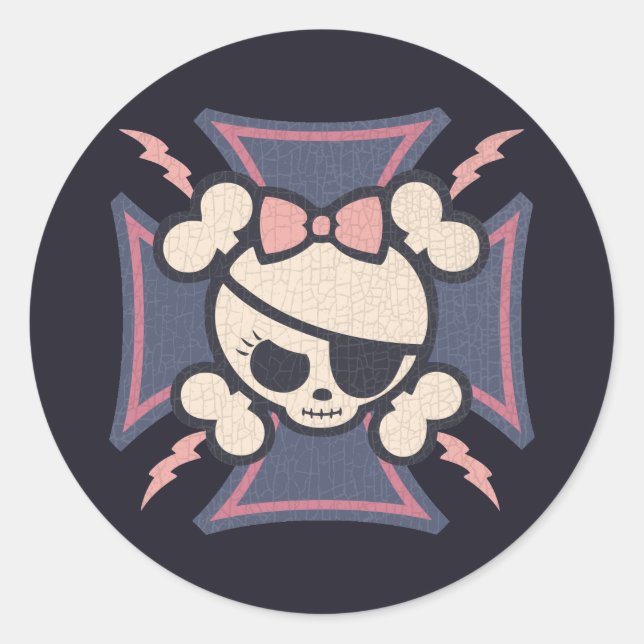 Sticker Rond Molly Maltese (Devant)