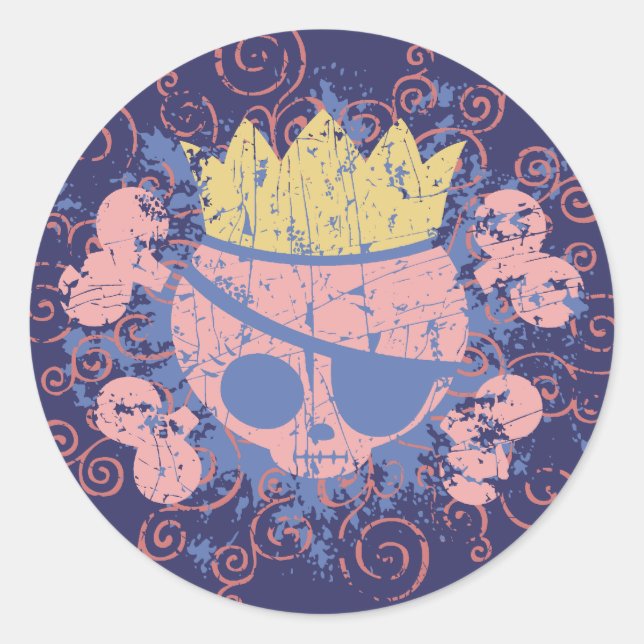 Sticker Rond Molly Queen (Devant)