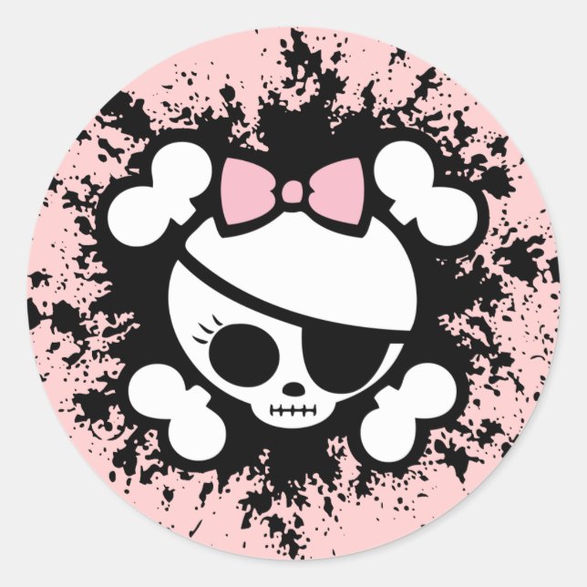 Sticker Rond Molly Splat (Devant)
