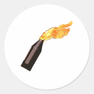 Sticker Rond Molotov